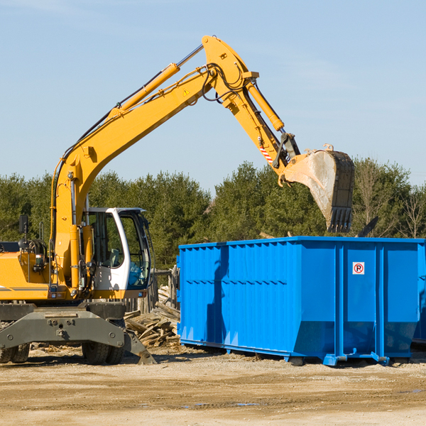 what happens if the residential dumpster is damaged or stolen during rental in Clarksville IA